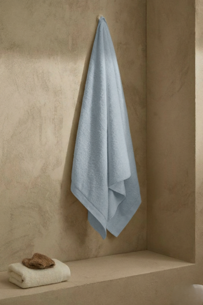 Asciugamani Telo Doccia 100X150 Azzurro Aquilatex