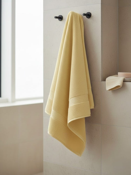 Asciugamano Telo Doccia 100X150 Ocra Aquilatex