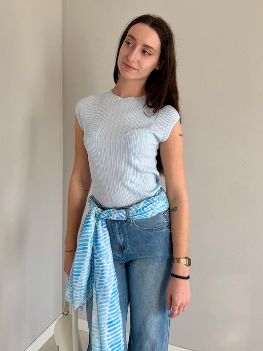 Maglietta in Filo Senza Maniche