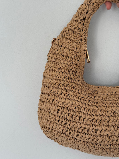 Borsa in Rafia con Tracolla