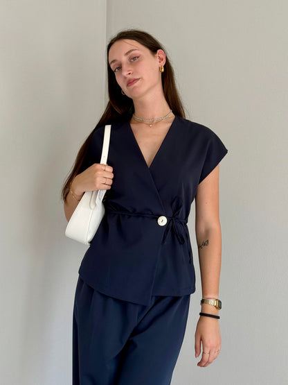 Set Coordinato Elegante Blu