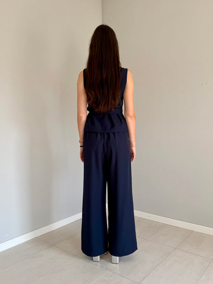 Coordinato Gilet e Pantalone Blu