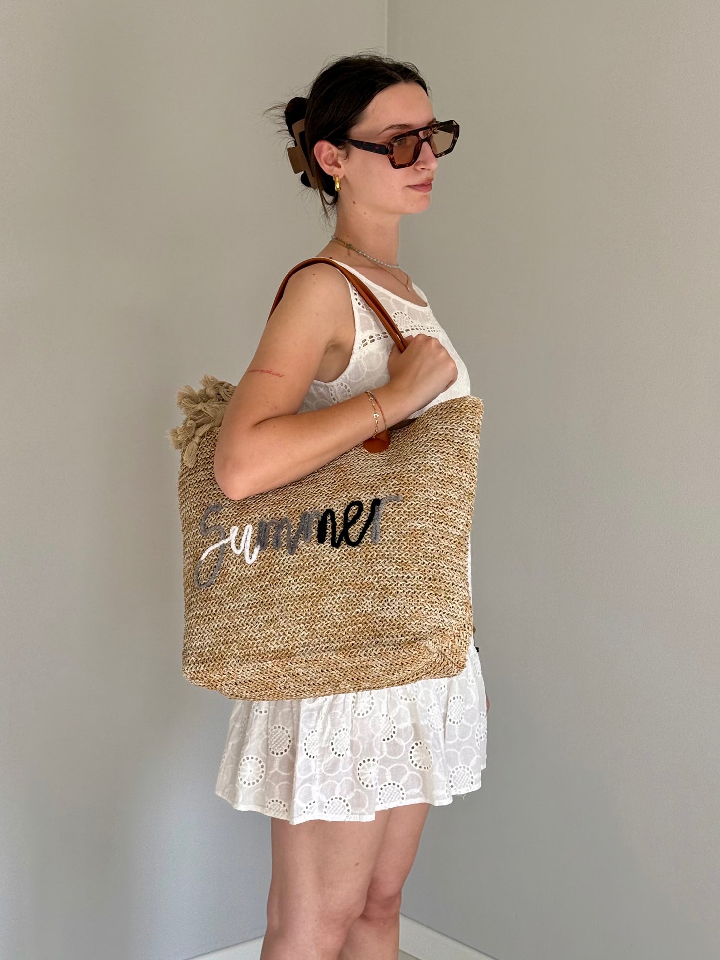 Borsa da Spiaggia in Rafia Summer