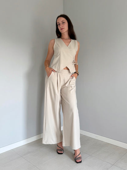 Set Coordinato Elegante Beige