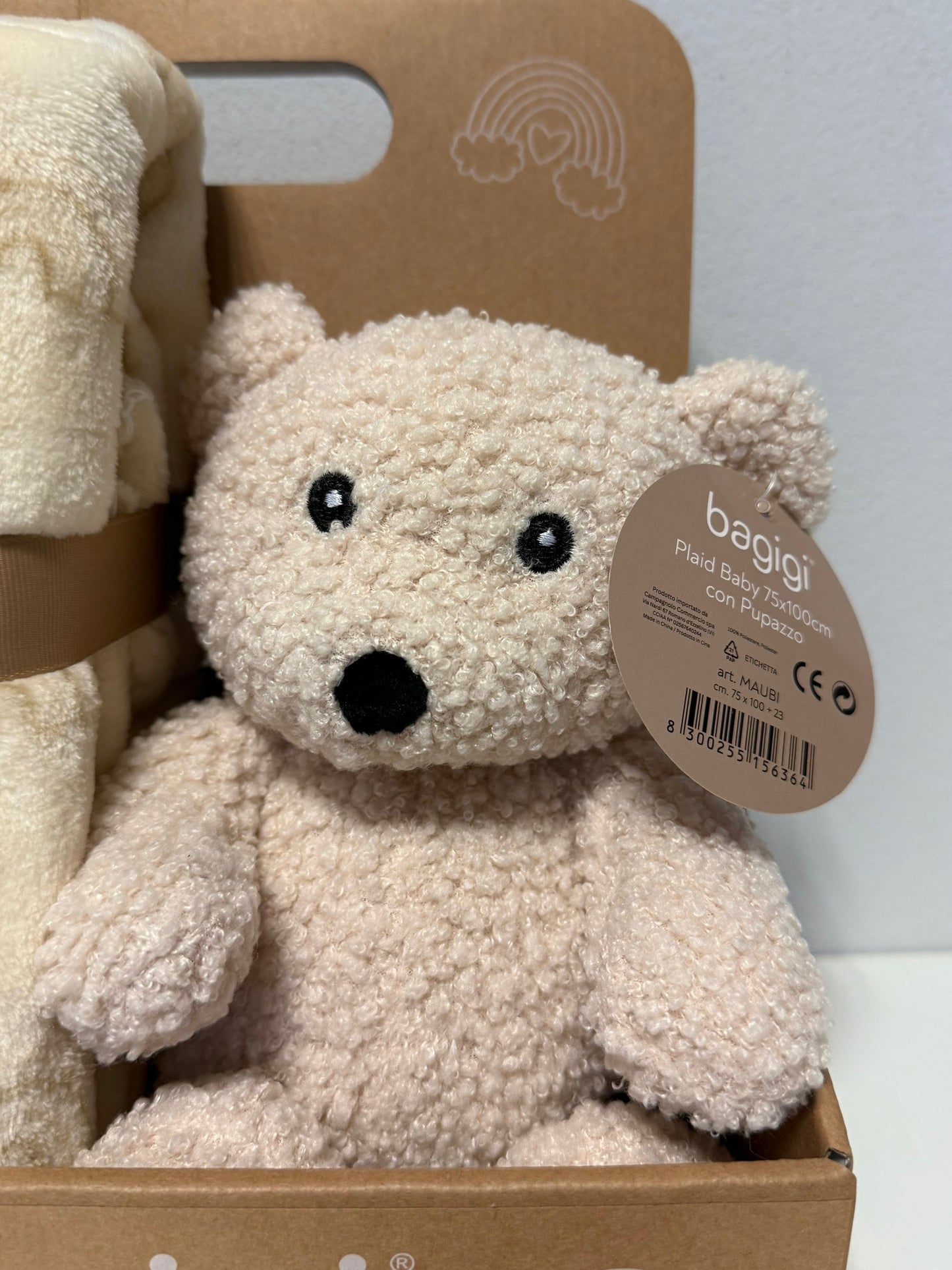 Set Plaid e Peluche Orsetto Bagigi