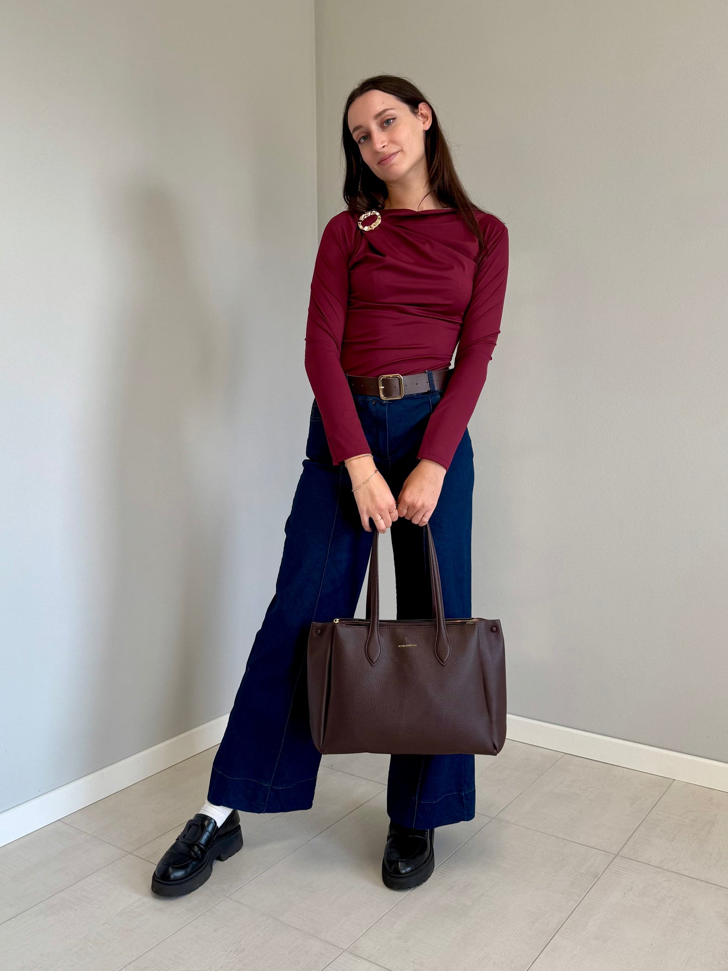 Tote Bag Marrone