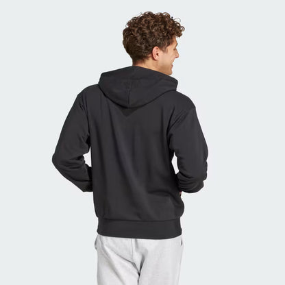 Felpa con Cappuccio adidas Essentials Feelcozy French Terry Nera
