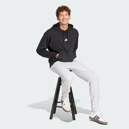 Felpa con Cappuccio adidas Essentials Feelcozy French Terry Nera