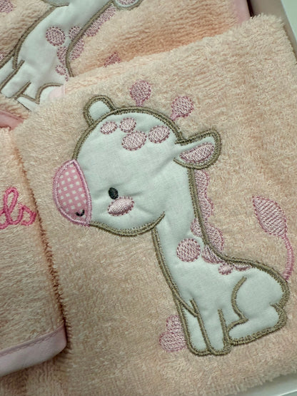 Set 3 Pezzi in Spugna Rosa