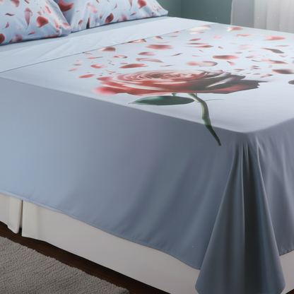 Completo Letto Lenzuola Matrimoniale  Petalys Novia