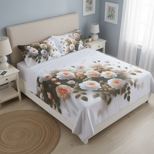 Completo Letto Lenzuola Matrimoniale Elizabet Novia