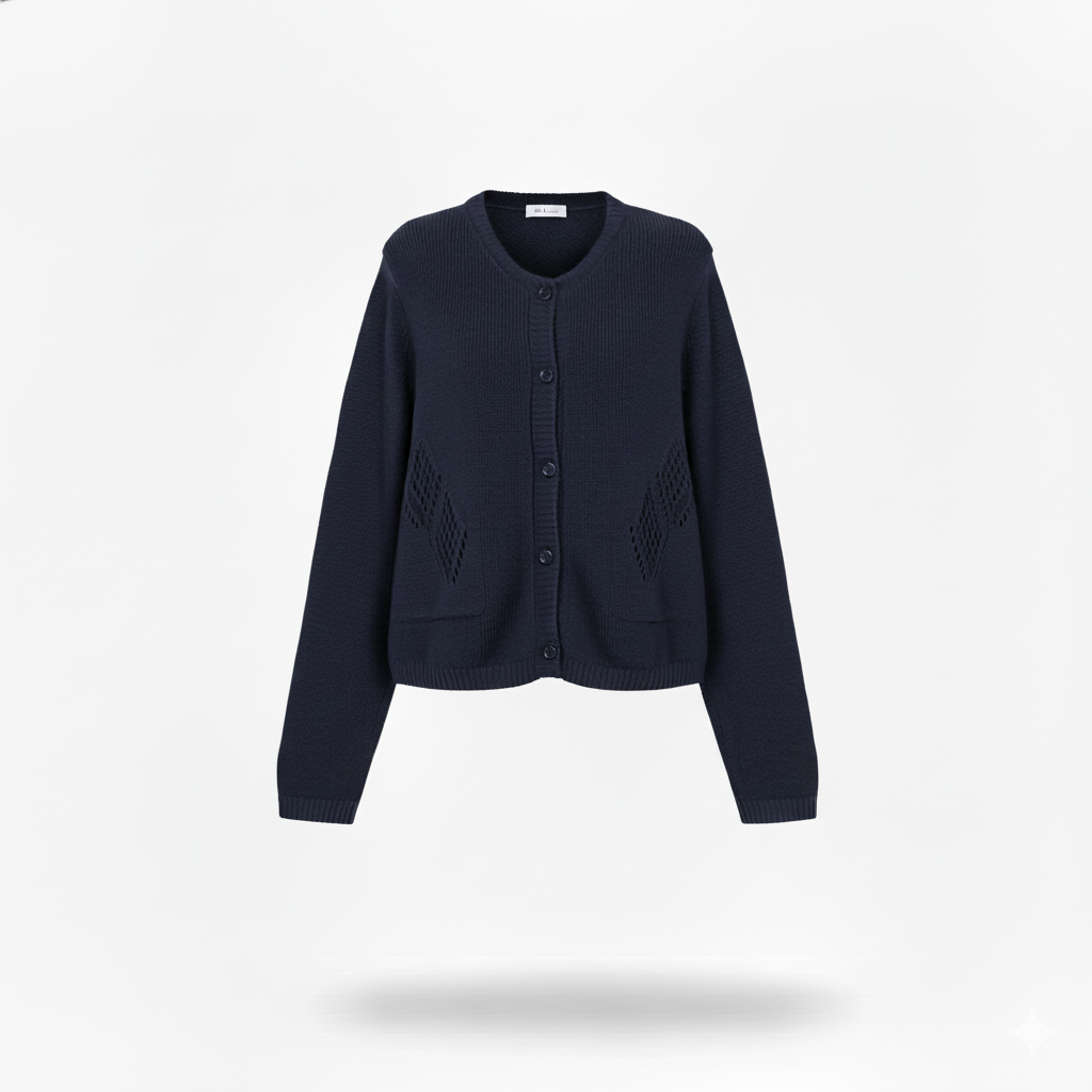 Giacca Aperta da Donna in Filo di Cotone