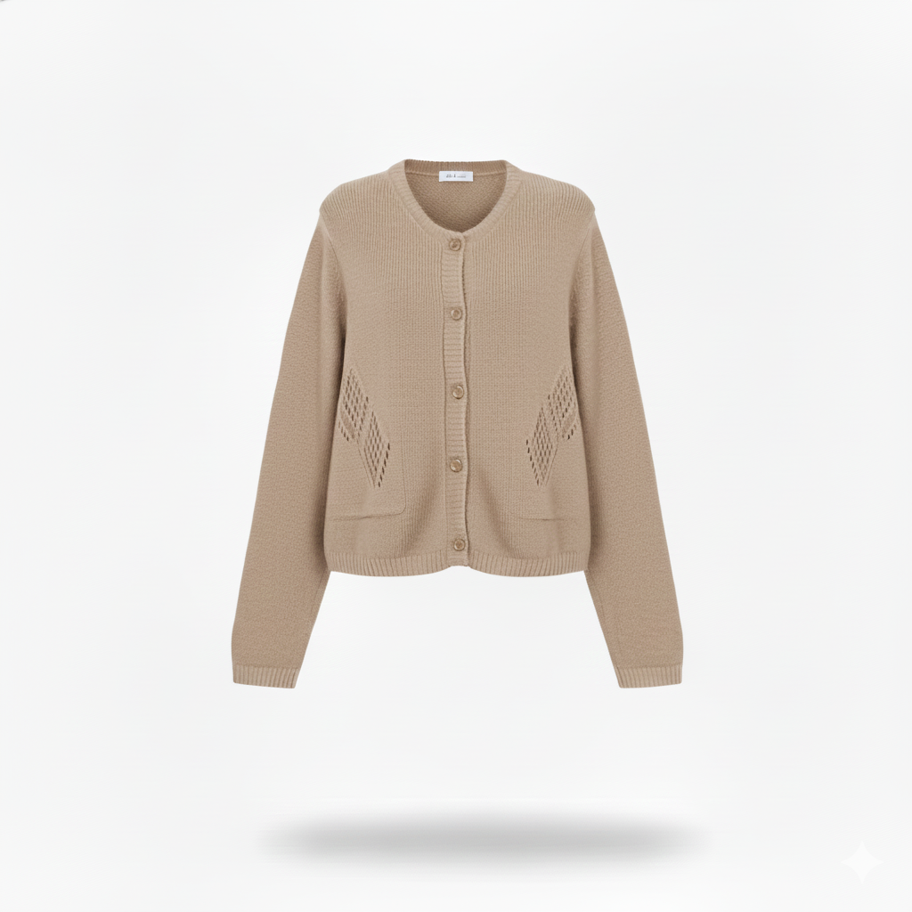 Giacca Aperta da Donna in Filo di Cotone