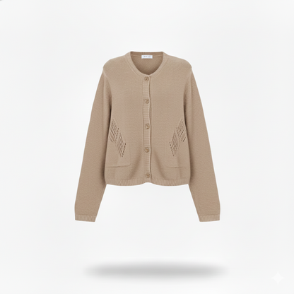 Giacca Aperta da Donna in Filo di Cotone