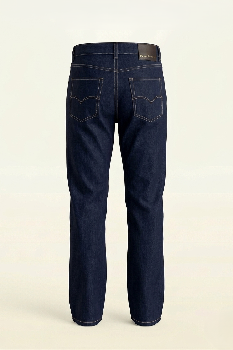 Jeans da Lavoro Uomo in Denim Henry Barrows PJ0056