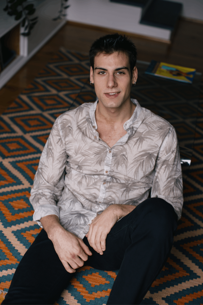 Camicia da Uomo Maniche Lunghe Felce