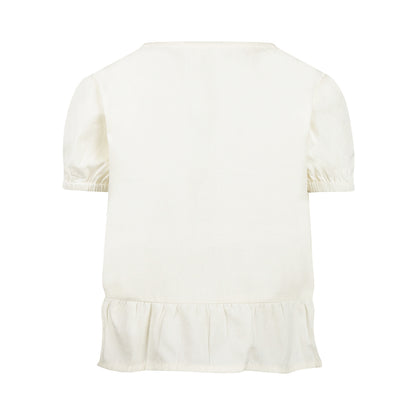 T-shirt Elegante con Fiocchi da Bambina No way Monday