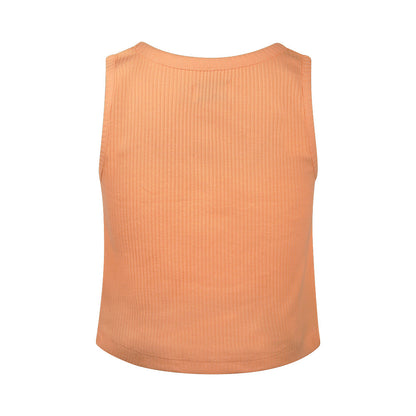 Canottiera Arancione Elasticizzata da Bambina No way Monday N58100