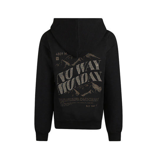 Felpa con Cappuccio da Ragazzo No Way Monday O56230-1