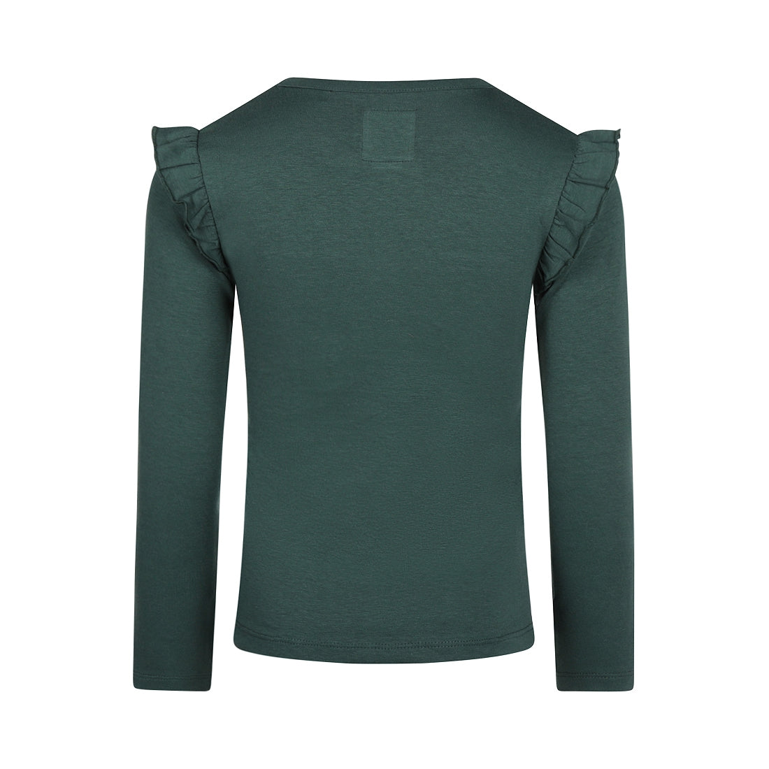 Maglietta con Volant Verde da Bimba Koko Noko Q52963-37
