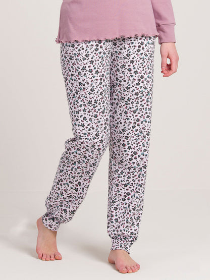 Pigiama Caldo Cotone Rosa Gary V50065