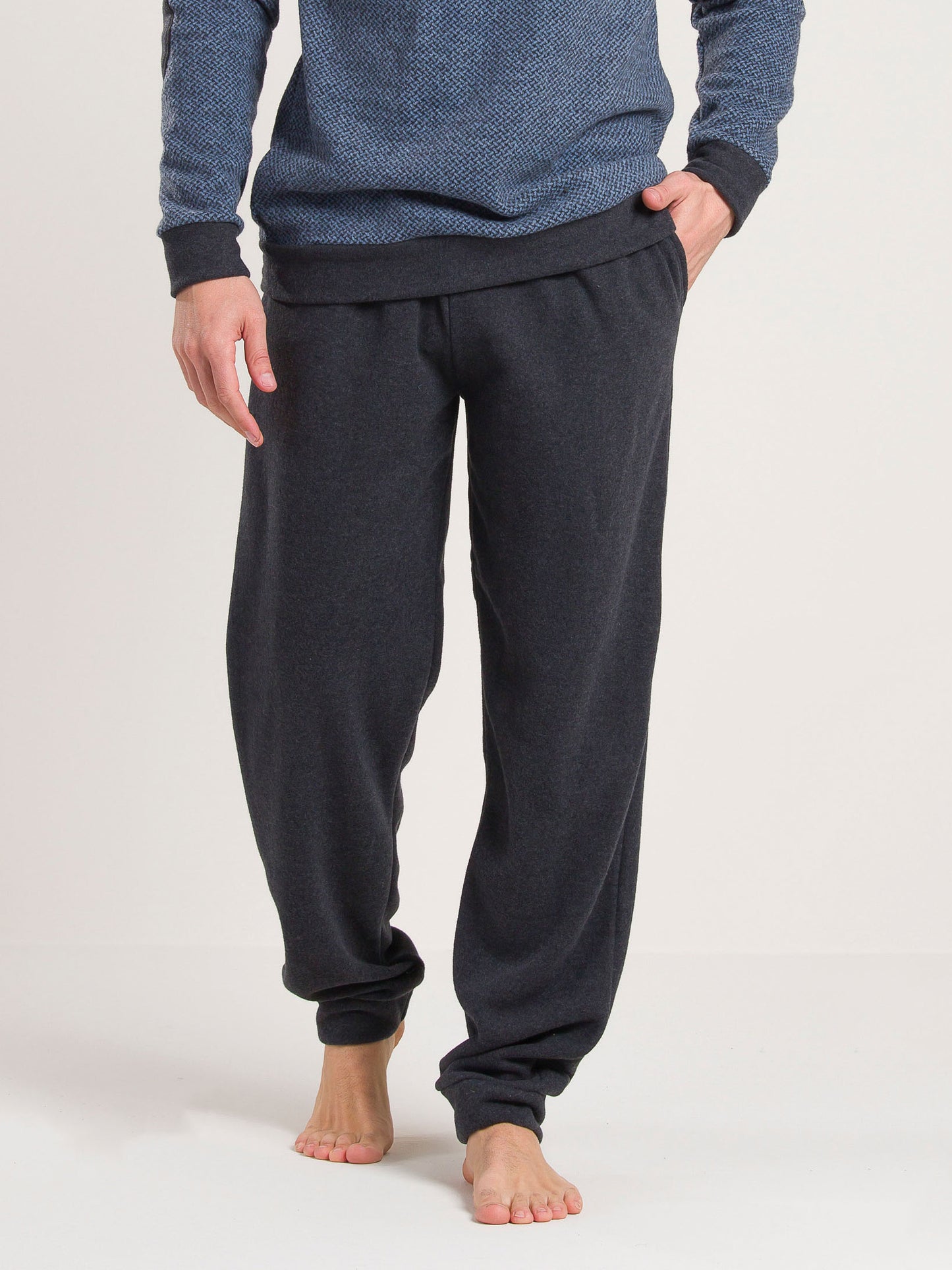 Pigiama Flanella Blu Gary V60097