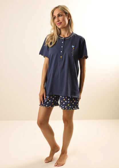 Pigiama Corto da Donna Gary Z55085
