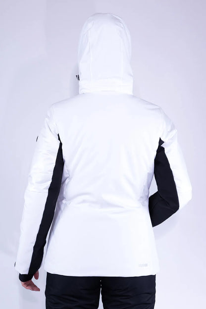 Giacca da Sci Impermeabile da Donna Brugi AG2Z Bianco
