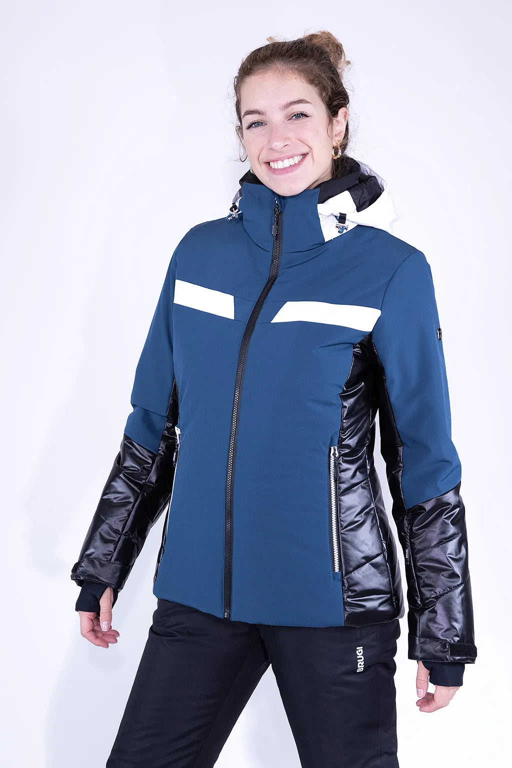 Giacca da Neve Impermeabile da Donna Brugi AH22 Blu