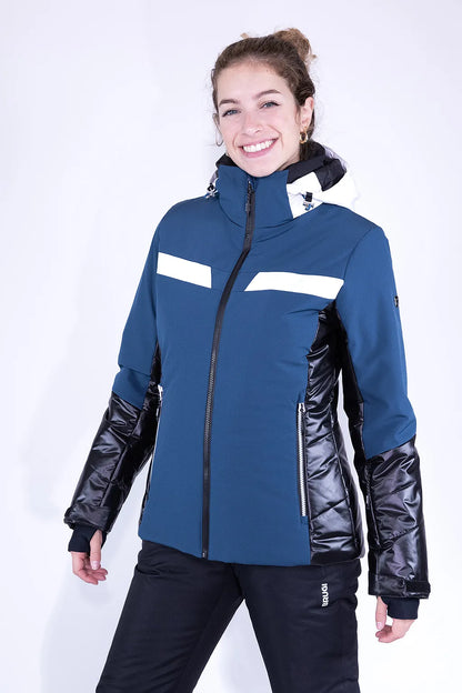 Giacca da Neve Impermeabile da Donna Brugi AH22 Blu