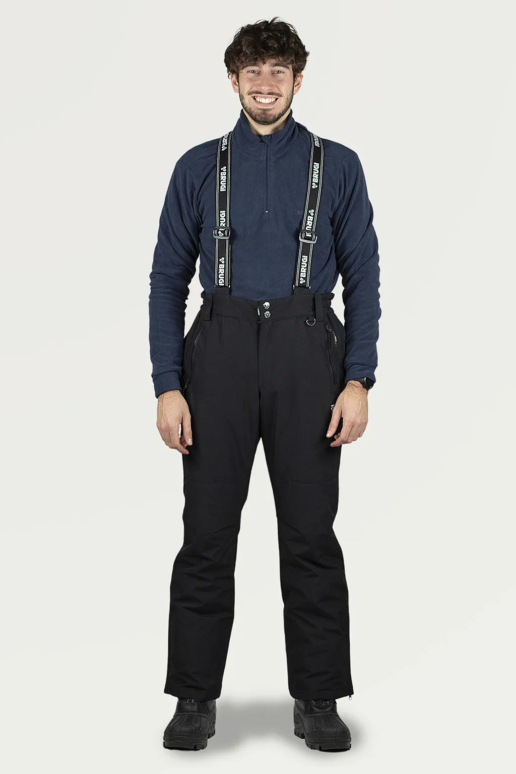 Pantaloni da Neve Impermeabili con Bretelle Brugi AI1F