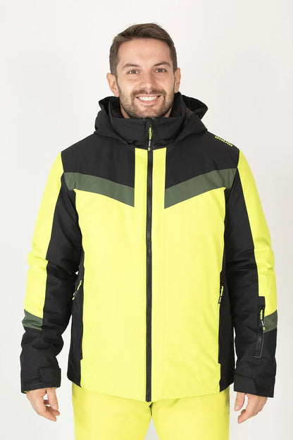 Giacca da Neve Impermeabile Brugi AJ1C Giallo