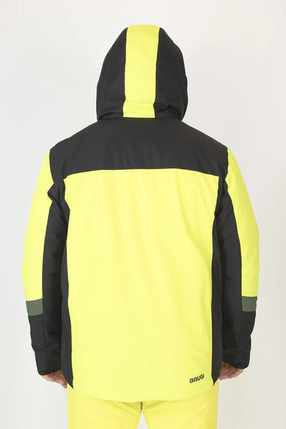 Giacca da Neve Impermeabile Brugi AJ1C Giallo