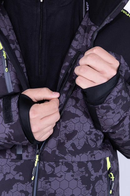 Giacca da Sci Impermeabile Brugi AJ1H Nera