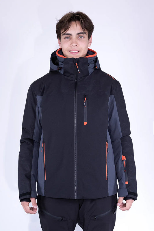 Giacca da Sci Impermeabile Brugi AJ1L Nera