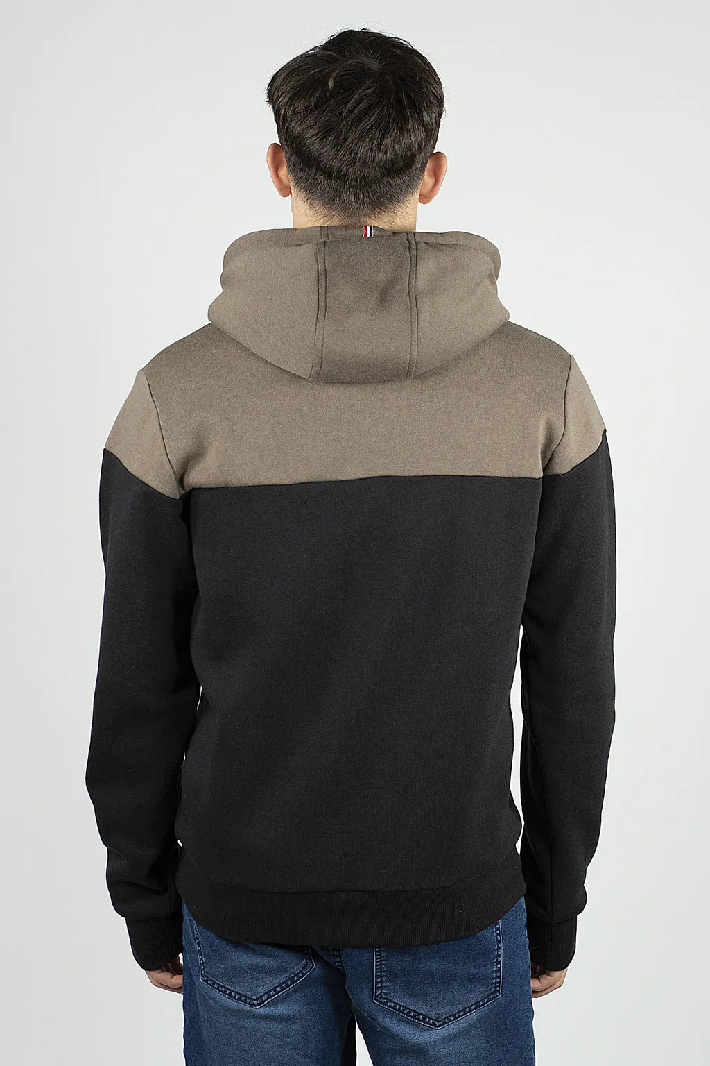 Felpa con Cappuccio Nera Brugi C949