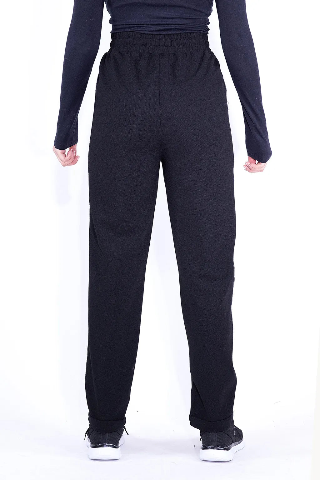 Pantaloni Neri con Coulisse Brugi CC59