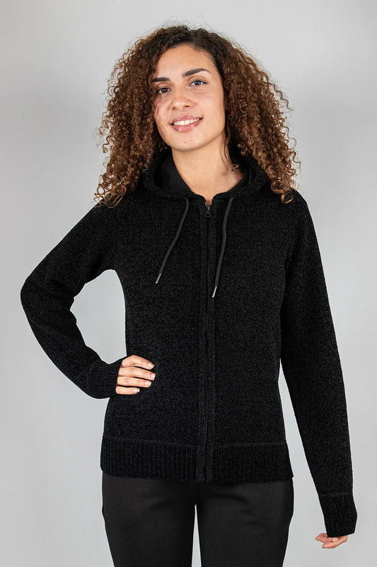 Maglia con Zip in Ciniglia da Donna Brugi CC5S