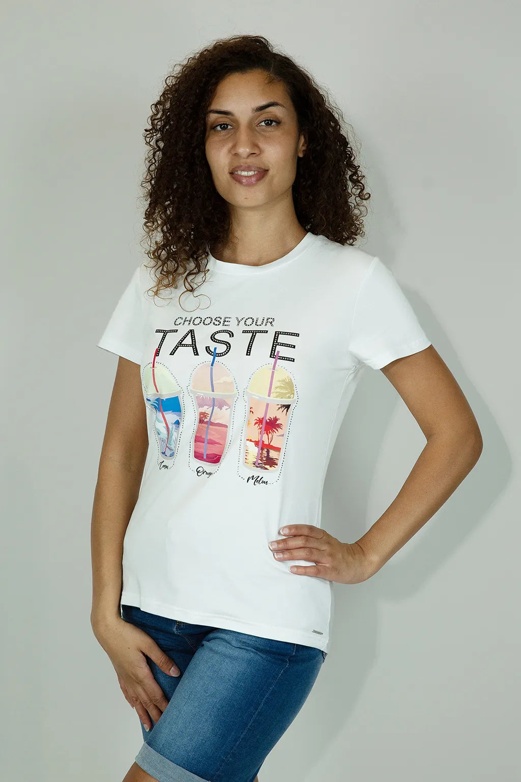 T-shirt in cotone da Donna Brugi CE5G