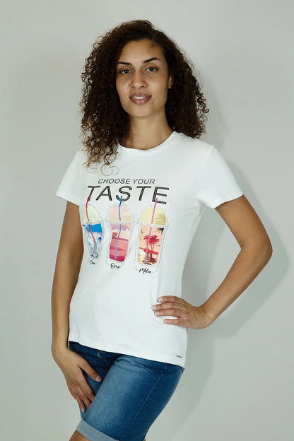 T-shirt in cotone da Donna Brugi CE5G