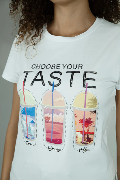 T-shirt in cotone da Donna Brugi CE5G