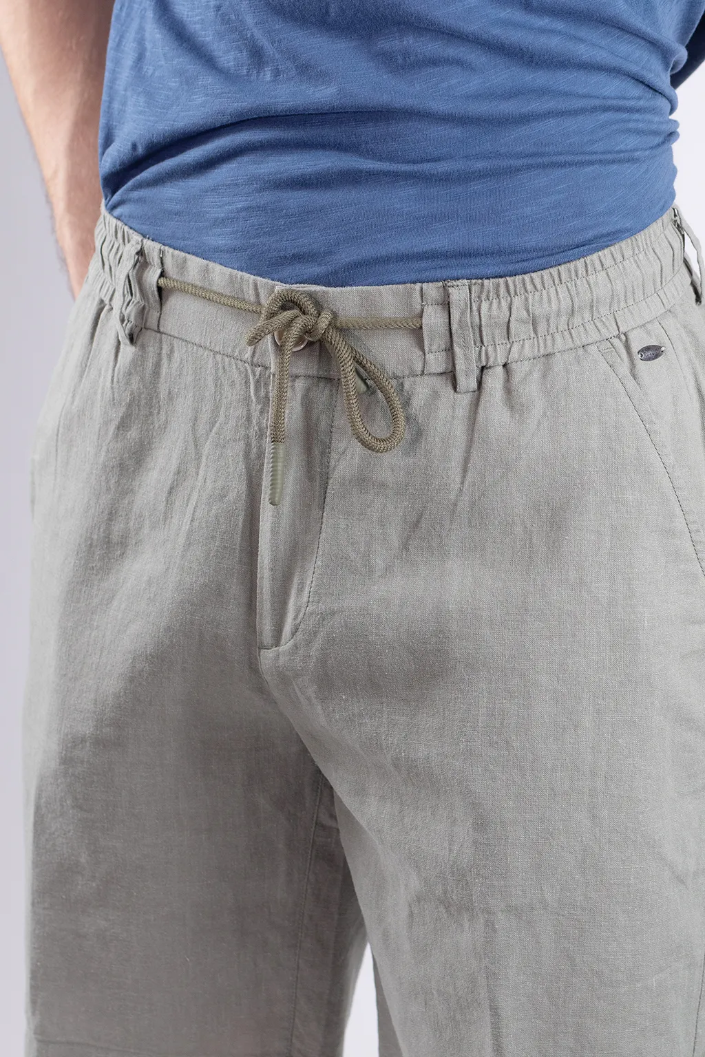 Pantaloni Corti in Lino da Uomo Brugi CQ4A