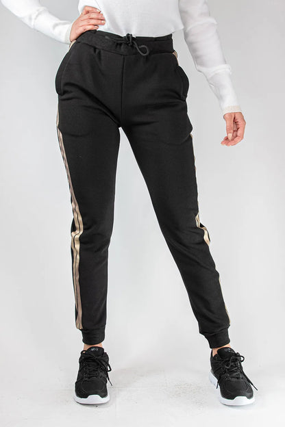 Pantaloni Neri con Coulisse Brugi CU57