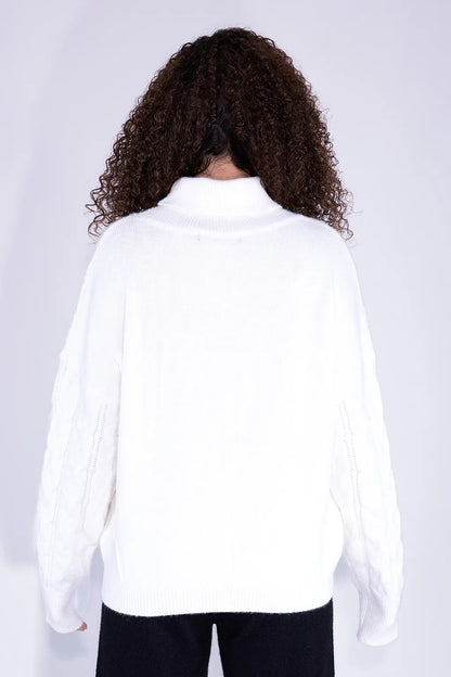 Maglione da Donna con Trecce Brugi CU5L