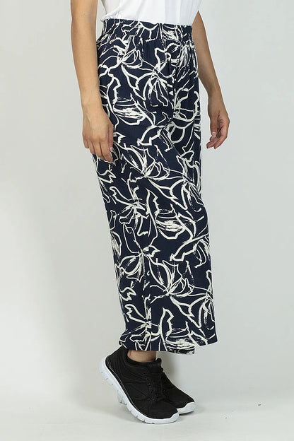 Pantaloni Cropped in Viscosa Brugi CX5S