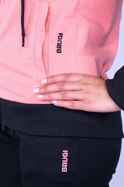 Tuta da Donna Sportiva con Cappuccio Brugi FE1Y