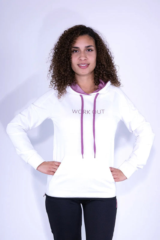 Felpa con Cappuccio da Donna Brugi FE4B