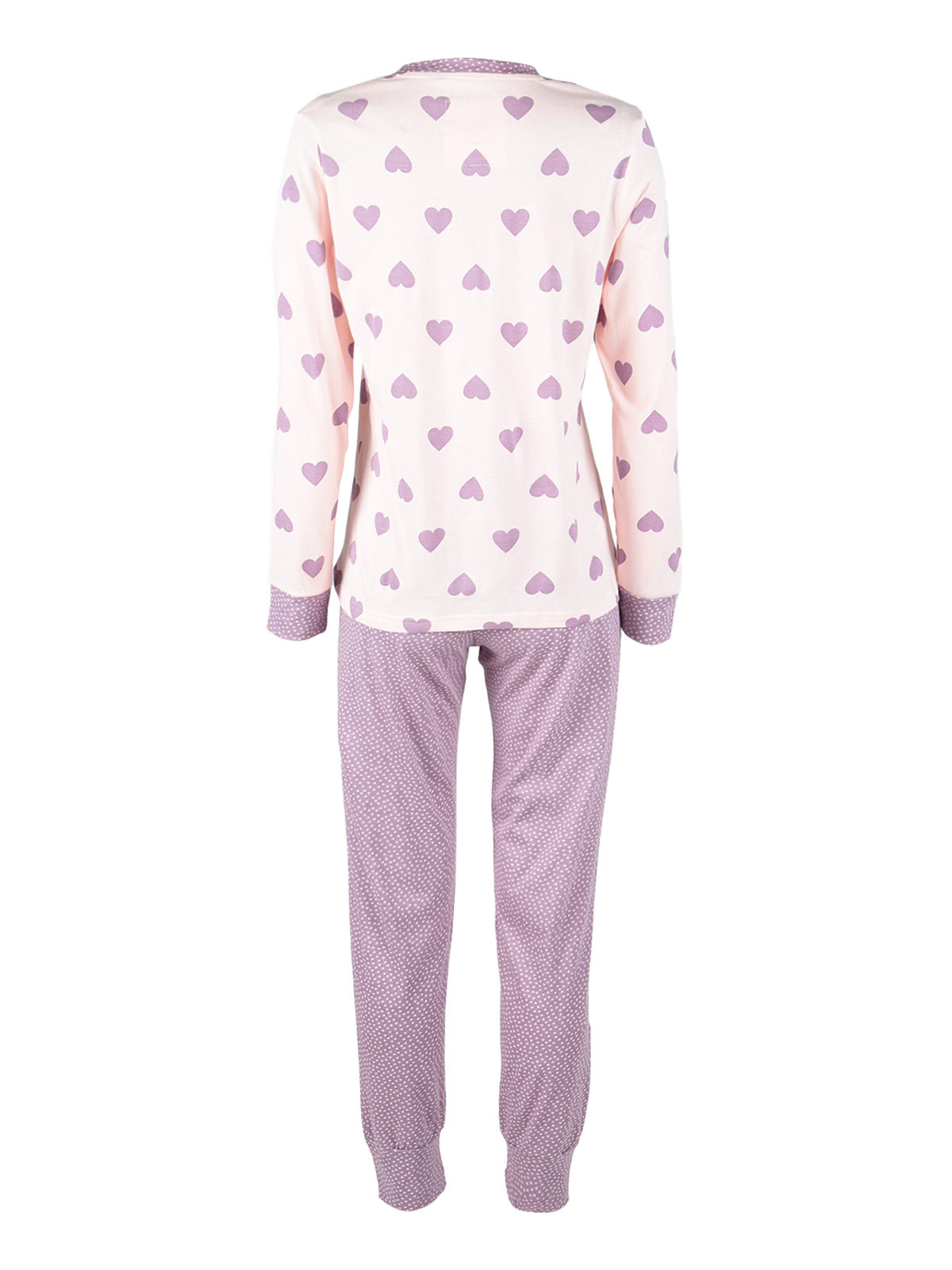 Pigiama Leggero Serafino Infiore Hearts 652359