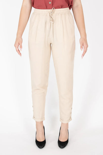 Pantalone Lungo con Elastico in Vita Brugi CG5U