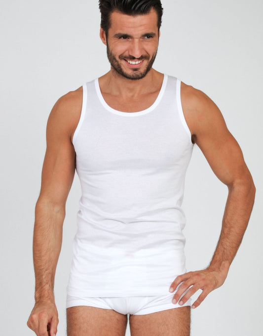 Canotta Spalla Larga in Filo di Scozia 5300